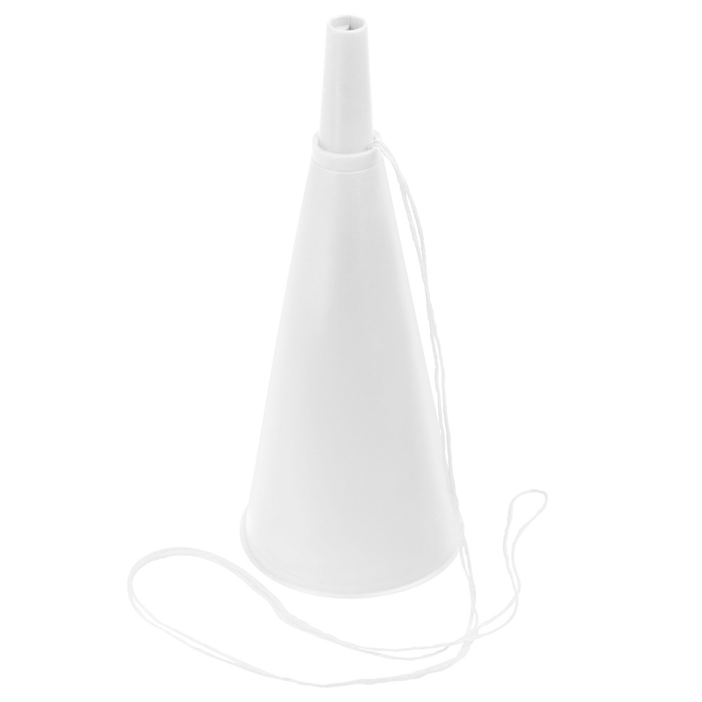 Fan-Horn - weiß/weiß