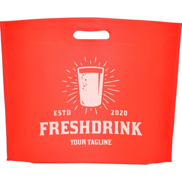 OCEAN NON WOVEN BAG 40X30X10 ELECTRIC BLUE